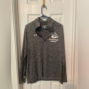 Under Armour Gray Quarter-Zip Pullover - North Raleigh Bulldogs.